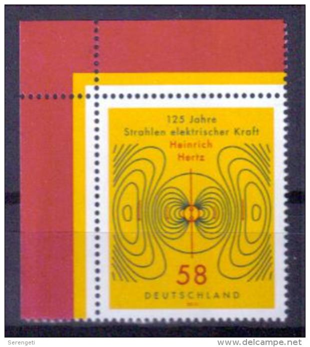 Deutschland 'Heinrich Hertz, Radiowellen' / Germany 'Heinrich Hertz, Radio Waves' **/MNH 2013 - Physics