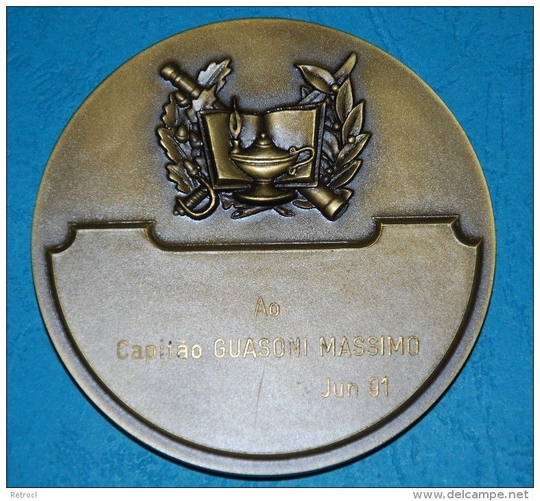 PORTUGAL Large Medal -Portuguese Army- Instituto De Altos, Estudos Militares - Autres & Non Classés