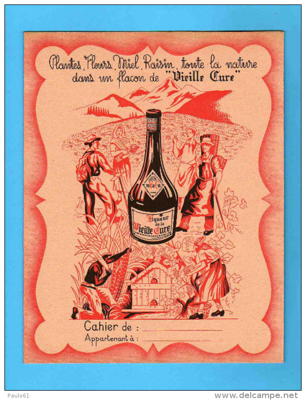 PROTEGE CAHIER : Liqueur De La Vieille Cure - Protège-cahiers