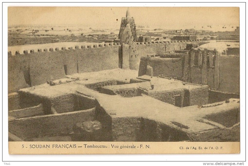 S5320  - 5 - Soudan Françsais - Tombouctou - Vue Générale - Soudan