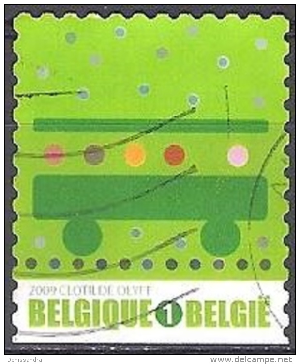 Belgique 2009 COB 3913 O Cote (2016) 1.70 Euro Iniatives écologiques Transport En Commun Cachet Rond - Gebraucht