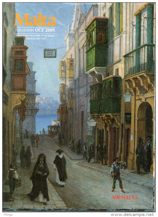 Malta This Month, OCT 2005 (The In-flight Magazine Of Air Malta ) - Travel/ Exploration