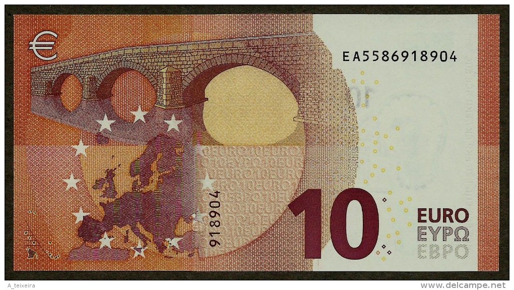 France - 10 Euro - E004 I4 - EA5586918904 - Draghi - UNC - 10 Euro