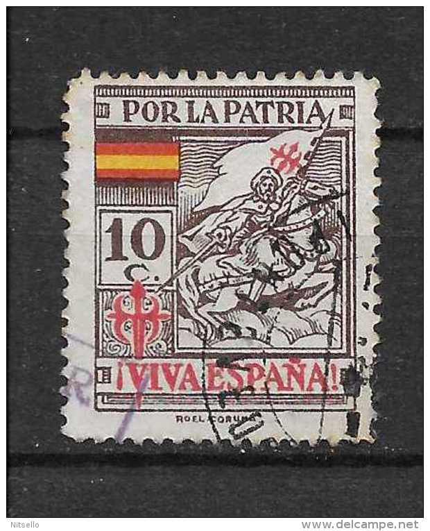 LOTE 2189  ///  (C010) ESPAÑA. GUERRA CIVIL. LA CORUÑA POR LA PATRIA VIVA ESPAÑA - Vignettes De La Guerre Civile