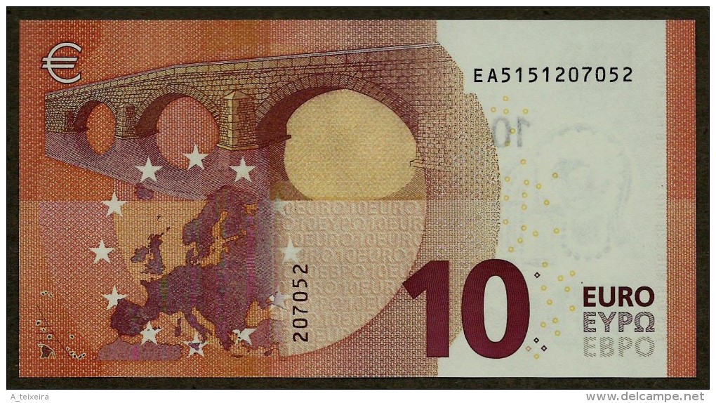 France - 10 Euro - E004 I1 - EA5151207052 - Draghi - UNC - 10 Euro