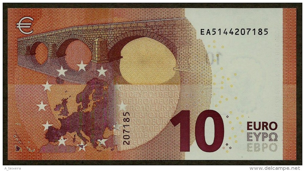 France - 10 Euro - E004 G6 - EA5144207185 - Draghi - UNC - 10 Euro