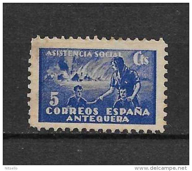 LOTE 2189  ///  (C010) ESPAÑA GUERRA CIVIL - ASISTENCIA SOCIAL ANTEQUERA - Vignette Della Guerra Civile