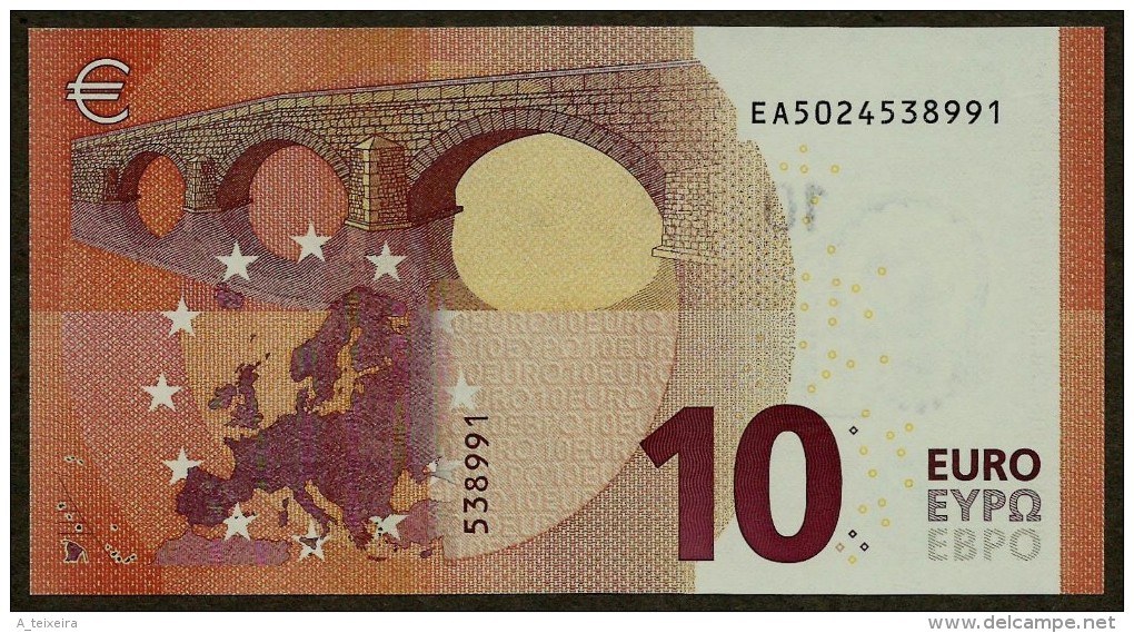 France - 10 Euro - E004 E6 - EA5024538991 - Draghi - UNC - 10 Euro