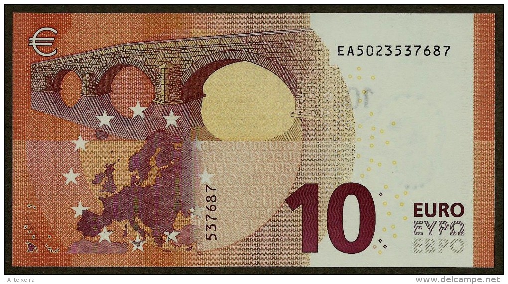 France - 10 Euro - E004 E5 - EA5023537687 - Draghi - UNC - 10 Euro