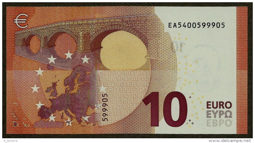 France - 10 Euro - E004 E4 - EA5400599905 - Draghi - UNC - 10 Euro