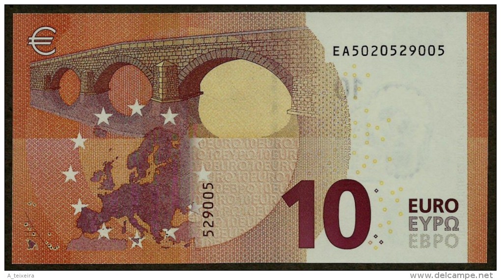 France - 10 Euro - E004 E2 - EA5020529005 - Draghi - UNC - 10 Euro