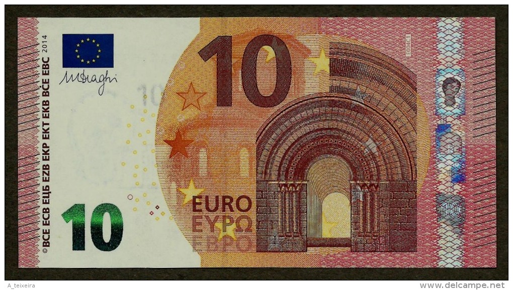 France - 10 Euro - E004 C1 - EA5169799216 - Draghi - UNC - 10 Euro