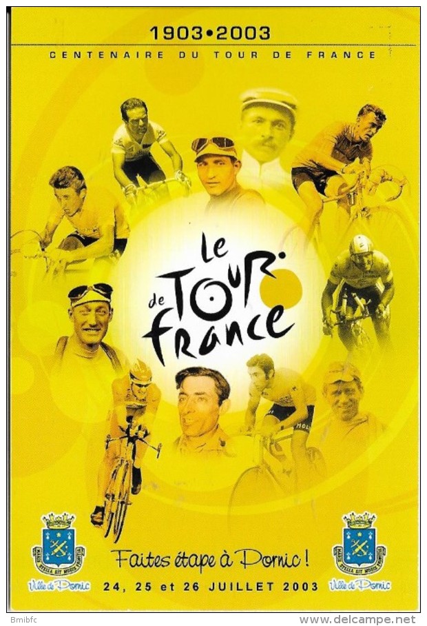 1903-2003 Centenaire Du Tour De France - Faites étape à Pornic ! - Cyclisme