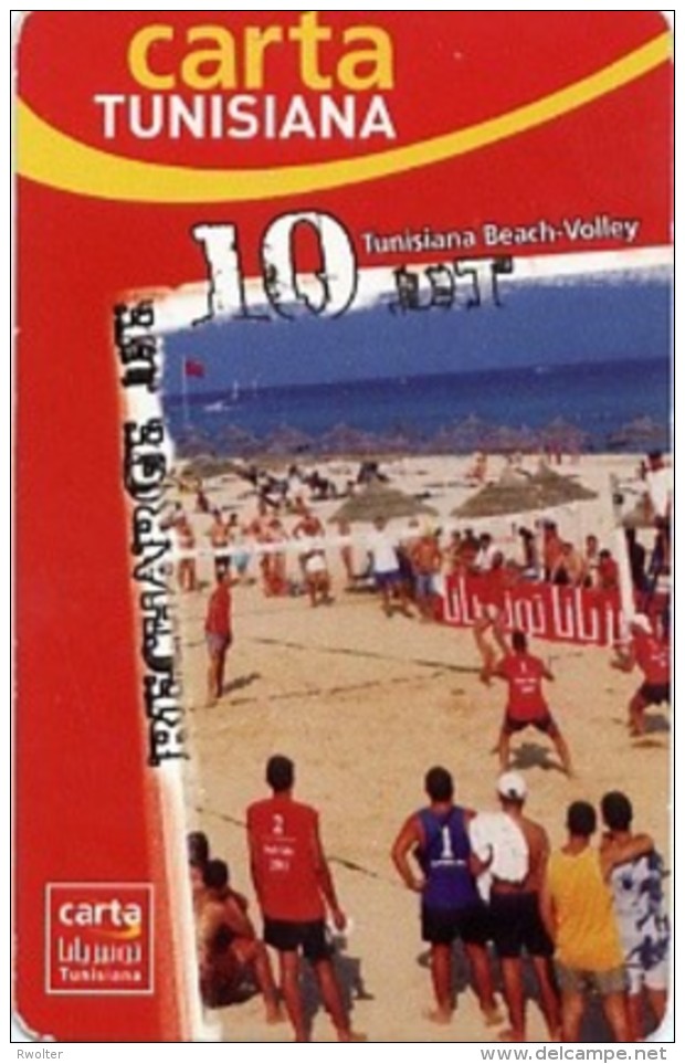 @+ Tunisie - Carte Tunisiana - Beach-Volley - 10 Dinars - Tunisie