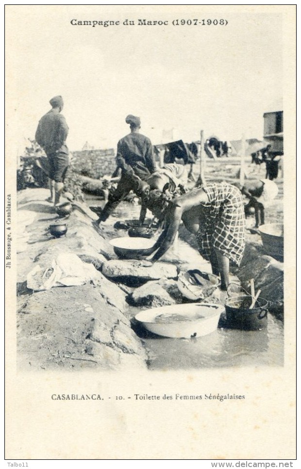 Mitaria - Campagne Du Maroc (1907-1908) - Casablanca - Toilette Des Femmes Sénégalaises - Casablanca