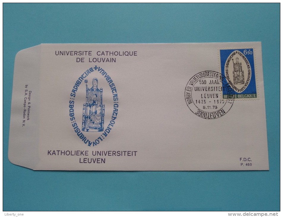 UNIVERSITE CATHOLIQUE DE LOUVAIN / LEUVEN KATHOLIEKE UNIVERSITEIT ( F.D.C. P. 460 ) LEUVEN 08-11-1975 ( Zie Foto ) ! - 1971-1980