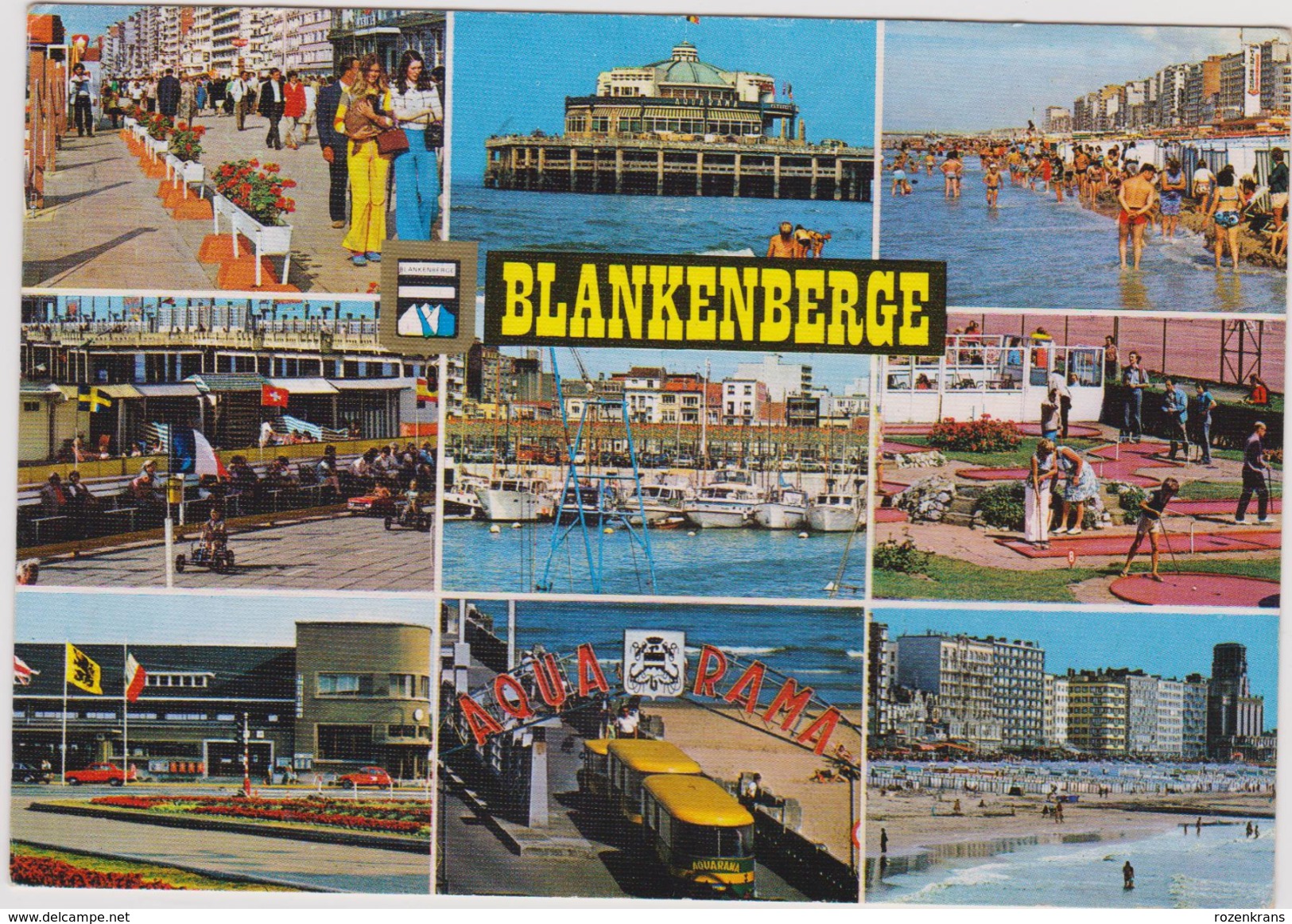 Grote Kaart Blankenberge  1987 - Blankenberge