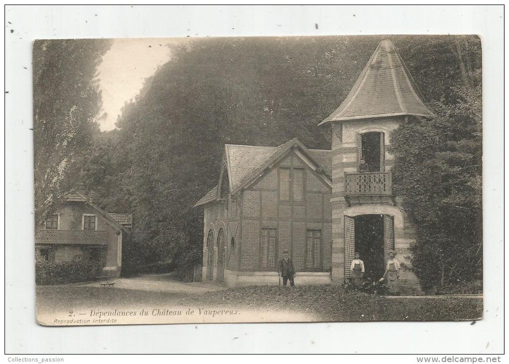 Cp , 91 , IGNY , Dépendances Du Château De VAUPEREUX , Voyagée 1907 - Igny