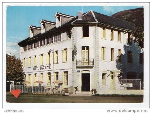 47112-ZE-64-HOTEL DARDENNE-BAGNERES DE LUCHON-----carte Publicitaire - Hotel Labels