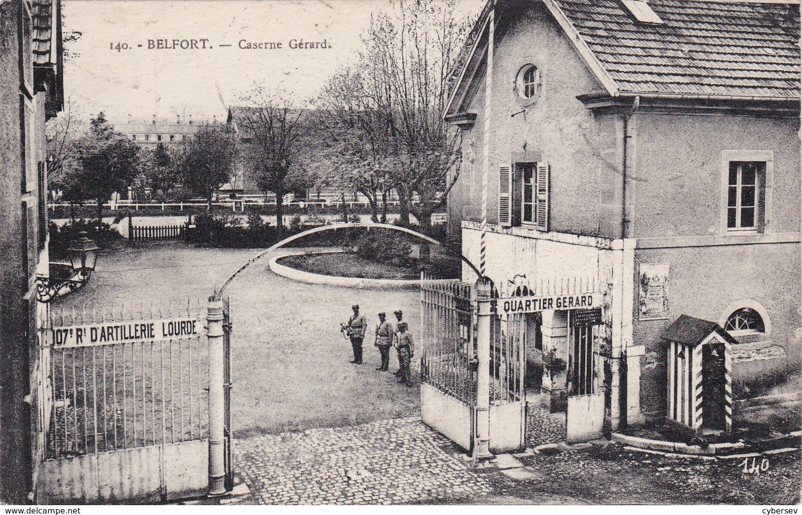 BELFORT - Caserne Gérard - Régiment D'Artillerie Lourde - Animé - Belfort - Ville