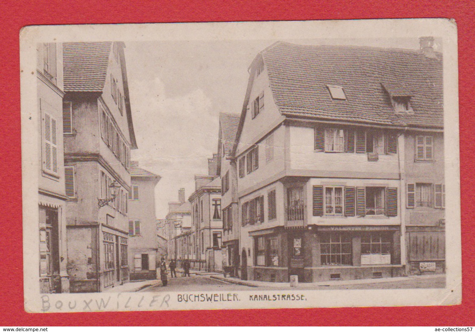 Bouxwiller  --  Kanalstrasse --  Cachet Censure Militaire Allemande Au Dos - Bouxwiller