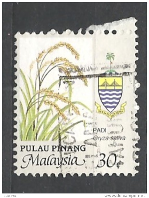 MALESIA   PENANG  PALAU PIINANG   1986 Agriculture  USED - Penang