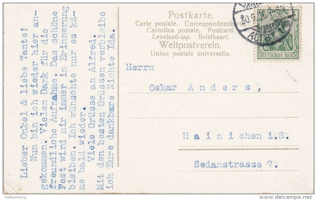 4102z5: Alte Farb- AK Dresden 1910, Bauernhof Mit Hühnern - Fermes