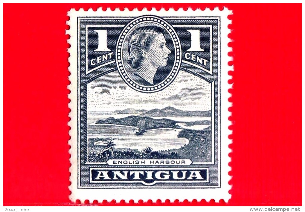 Nuovo - MNH - ANTIGUA - 1953 - Definitivi - English Harbour - 1 - 1858-1960 Crown Colony