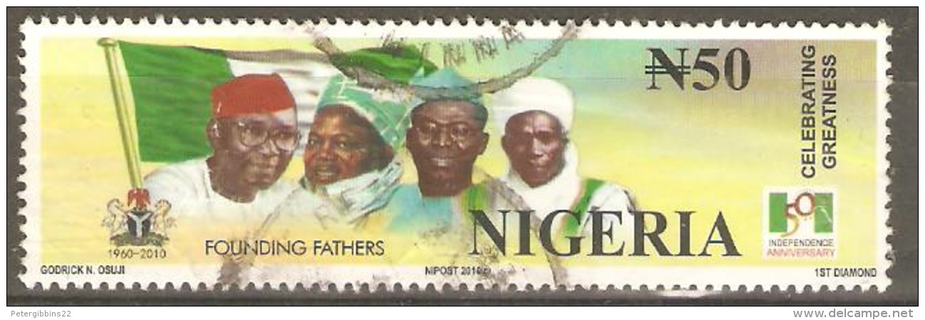 Nigeria 2010 SG 878 N50 Founding Fathers Fine Used - Nigeria (1961-...)