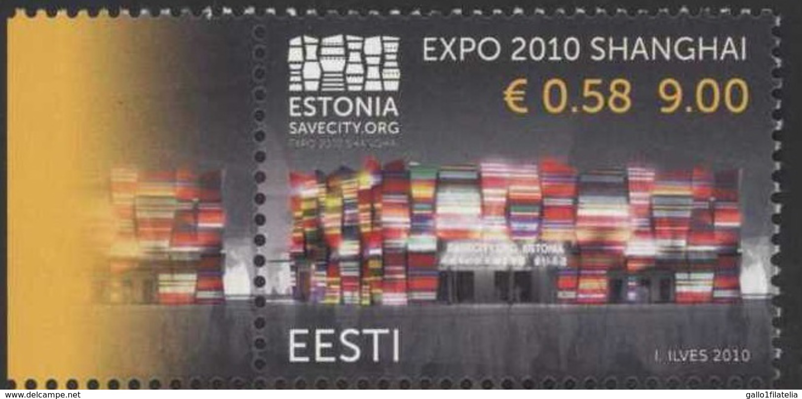 2010 - ESTONIA - EXPO SHANGAI. MNH - 2010 – Shanghai (Chine)