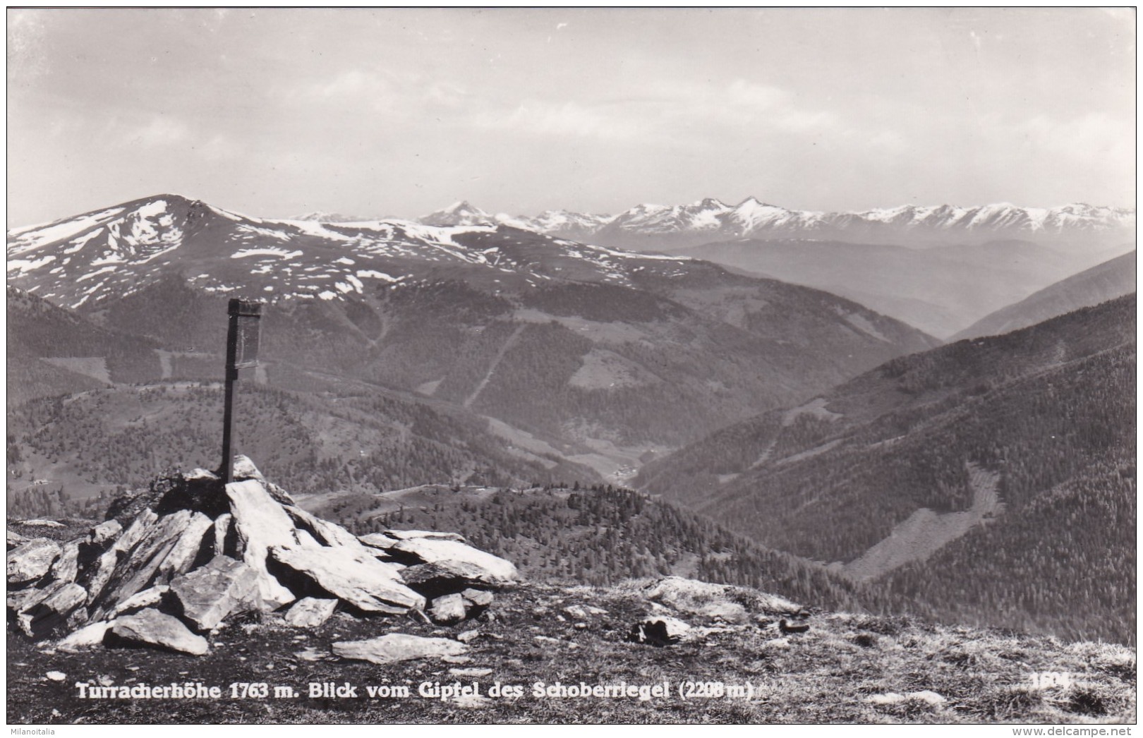 Turracherhöhe - Blick Vom Gipfel Des Schoberriegel (1604) * 13. 8. 1958 - Sonstige & Ohne Zuordnung