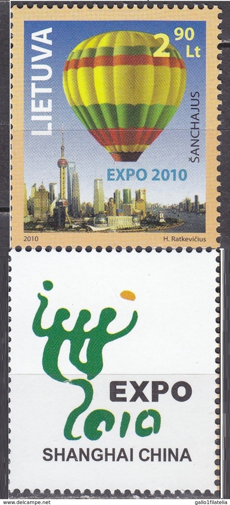 2010 - LITUANIA / LITHUANIA - EXPO SHANGAI. MNH - 2010 – Shanghai (China)