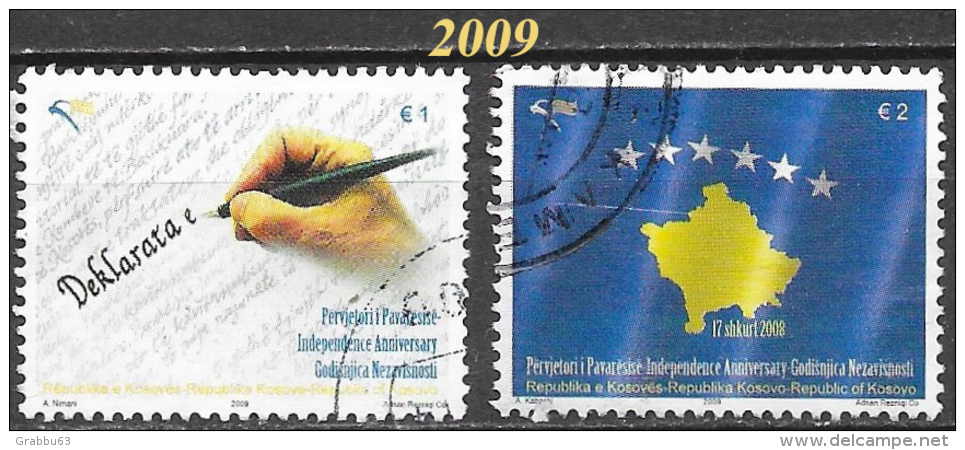 Kosovo - 1er Anniversaire Indépendance - Y&T N° 30 / 31 - Oblitérés  - Lot 19 - Kosovo