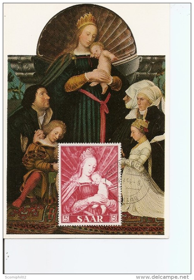 Sarre -Peintures -Holbein ( CM De 1954 à Voir) - Maximumkaarten