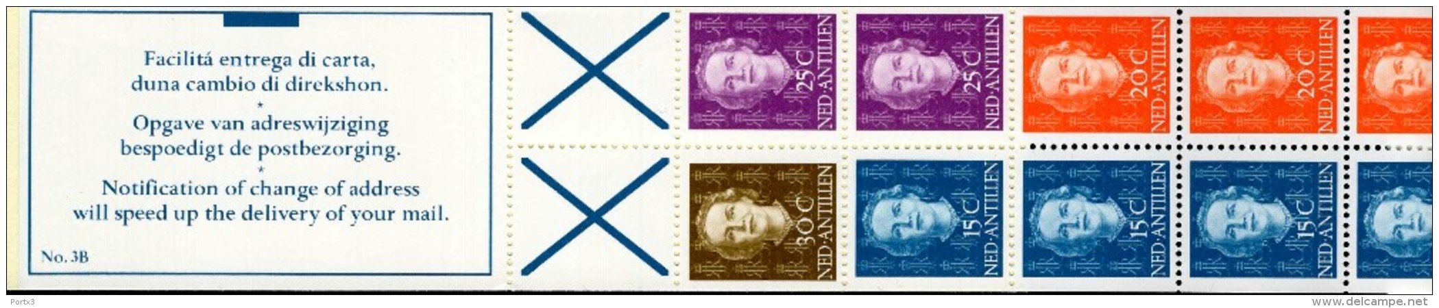 Antillen NL MH 3 Postfrisch MNH ** Neuf (2) - Antillen