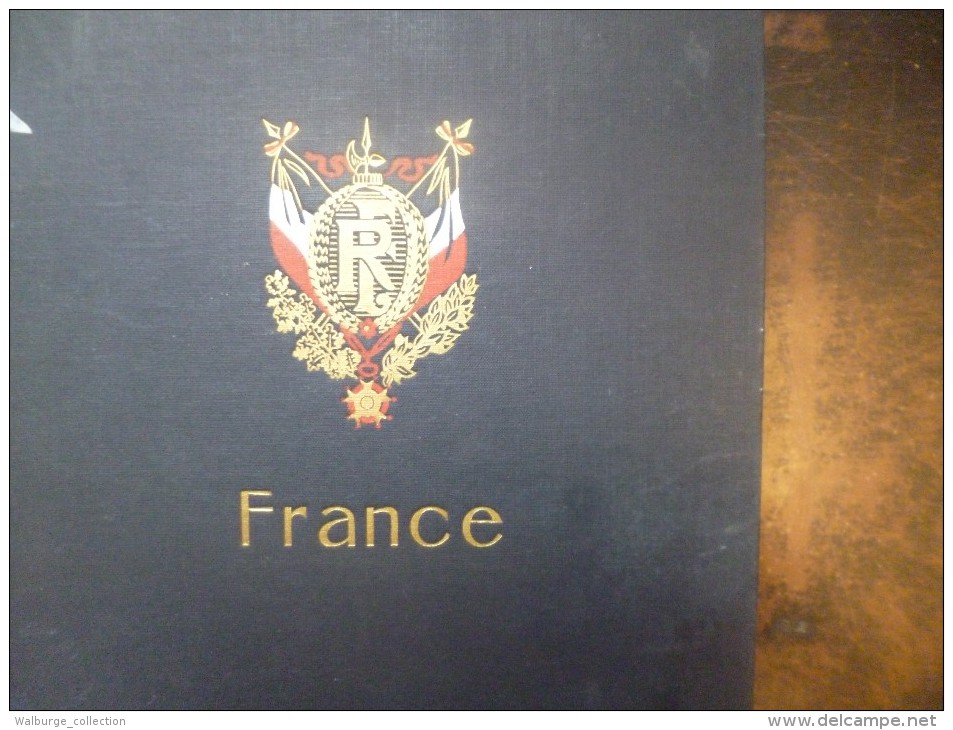 DEPART 1 EURO ! FRANCE 1877-1963 EN ALBUM "DAVO" TRES BELLE COLLECTION MAJ. OBL (1222)  1 KILO 700 ! - Sammlungen