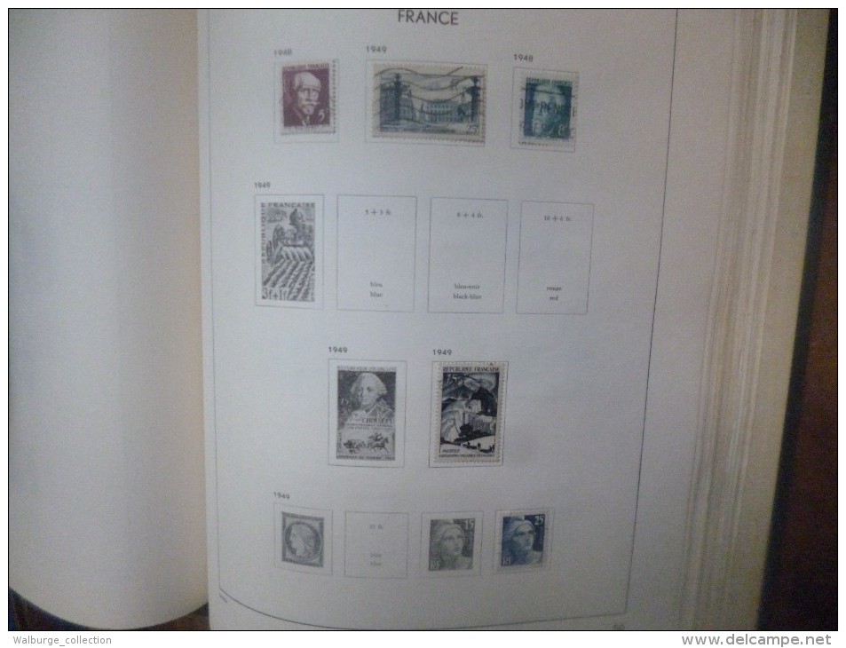 DEPART 1 EURO ! FRANCE 1877-1963 EN ALBUM "DAVO" TRES BELLE COLLECTION MAJ. OBL (1222)  1 KILO 700 !