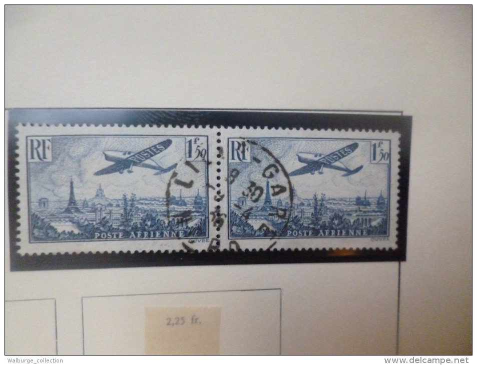 DEPART 1 EURO ! FRANCE 1877-1963 EN ALBUM "DAVO" TRES BELLE COLLECTION MAJ. OBL (1222)  1 KILO 700 !