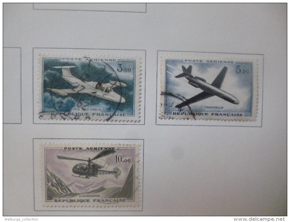 DEPART 1 EURO ! FRANCE 1877-1963 EN ALBUM "DAVO" TRES BELLE COLLECTION MAJ. OBL (1222)  1 KILO 700 !