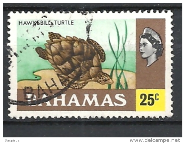 BAHAMAS     - 1976 Definitive Issue  HAWKSBILL TURTLE            USED - Bahamas (1973-...)