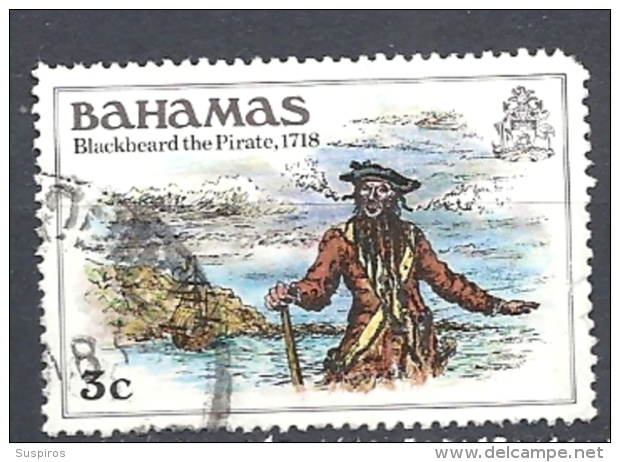 BAHAMAS     -  1980 History Of The Bahamas        USED - Bahamas (1973-...)