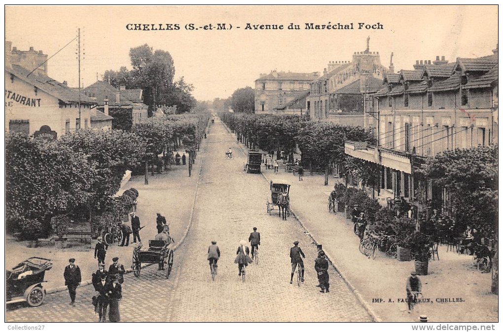 77-CHELLES- AVENUE DU MARECHAL FOCH - Chelles