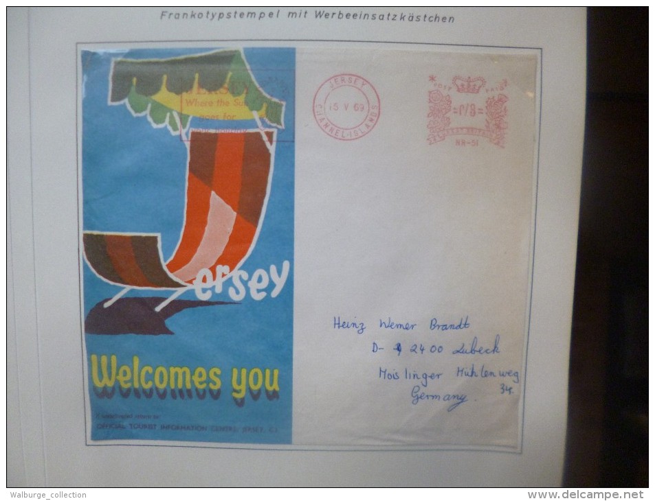 DEPART 1 EURO ! JERSEY SUPERBE COLLECTION TIMBRES NEUFS XX+DOCUMENTS+NOMBREUX CARNETS !!!