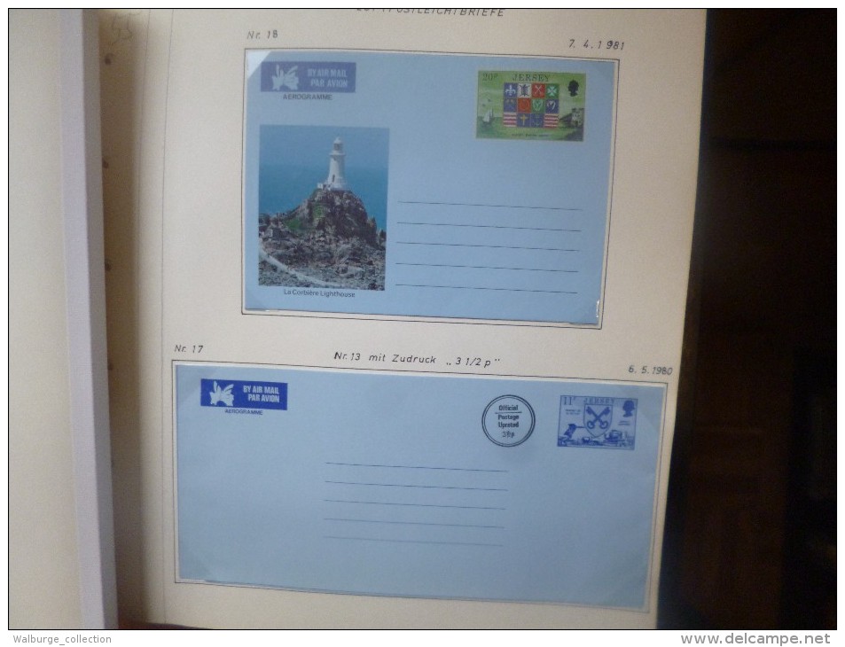 DEPART 1 EURO ! JERSEY SUPERBE COLLECTION TIMBRES NEUFS XX+DOCUMENTS+NOMBREUX CARNETS !!!