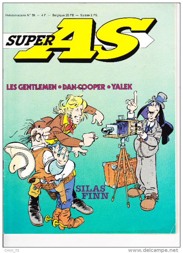 SUPER AS N° 56 Silas Finn Dan Cooper Les Gentlemen Dorothée Répond à Ses Amis ... - Super As