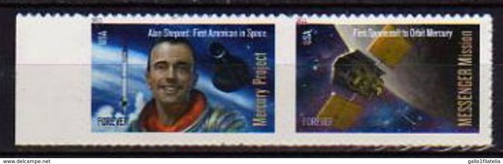 2011 - STATI UNITI / U.S.A. .- A. SHEPARD PRIMO AMERICANO NELLO SPAZIO / A. SHEPARD FIRST AMERICAN IN SPACE. MNH - Unused Stamps