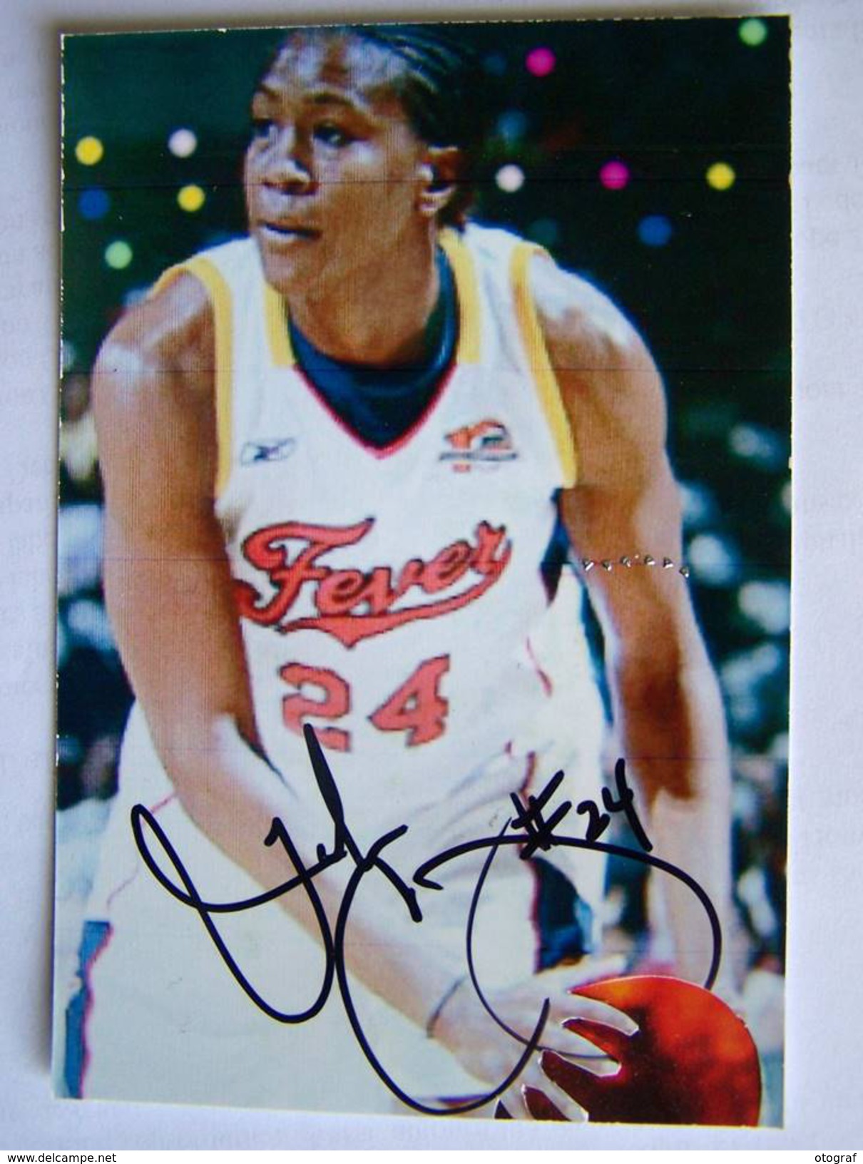 BASKET- Tamika CATCHINGS  - Dédicace - Hand Signed - Autographe Authentique  - - Pallacanestro