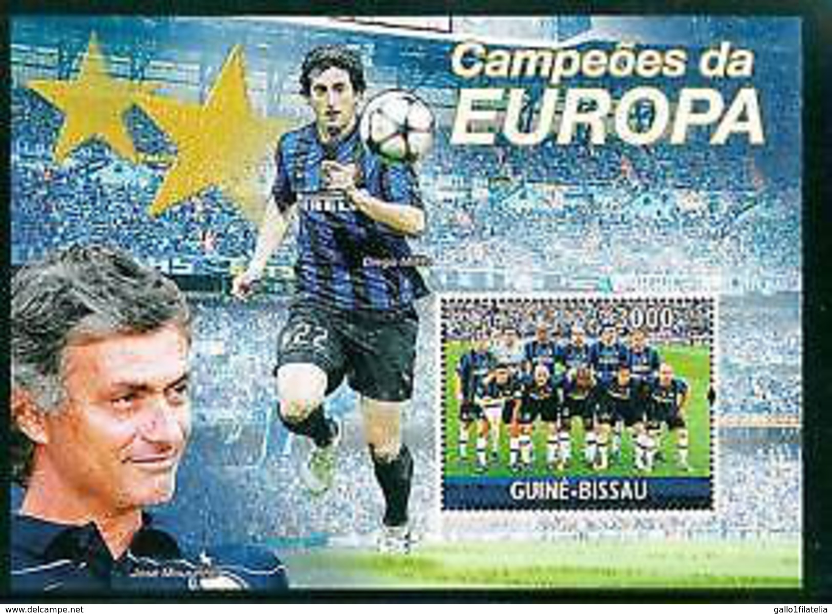 2010 - GUINEA BISSAU - INTER CAMPIONE D'EUROPA / INTER CHAMPION OF EUROPE. MNH - Guinea-Bissau