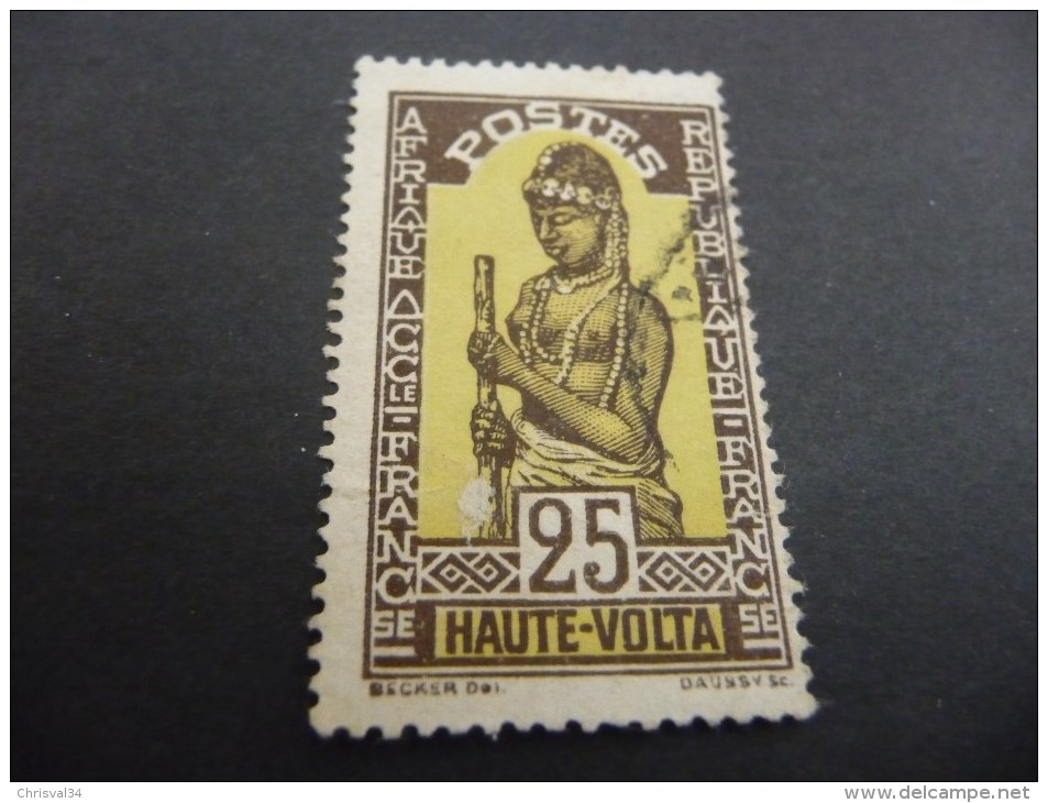 TIMBRE  HAUTE VOLTA       N  50   OBLITERE   COTE  2,40  EUROS - Used Stamps