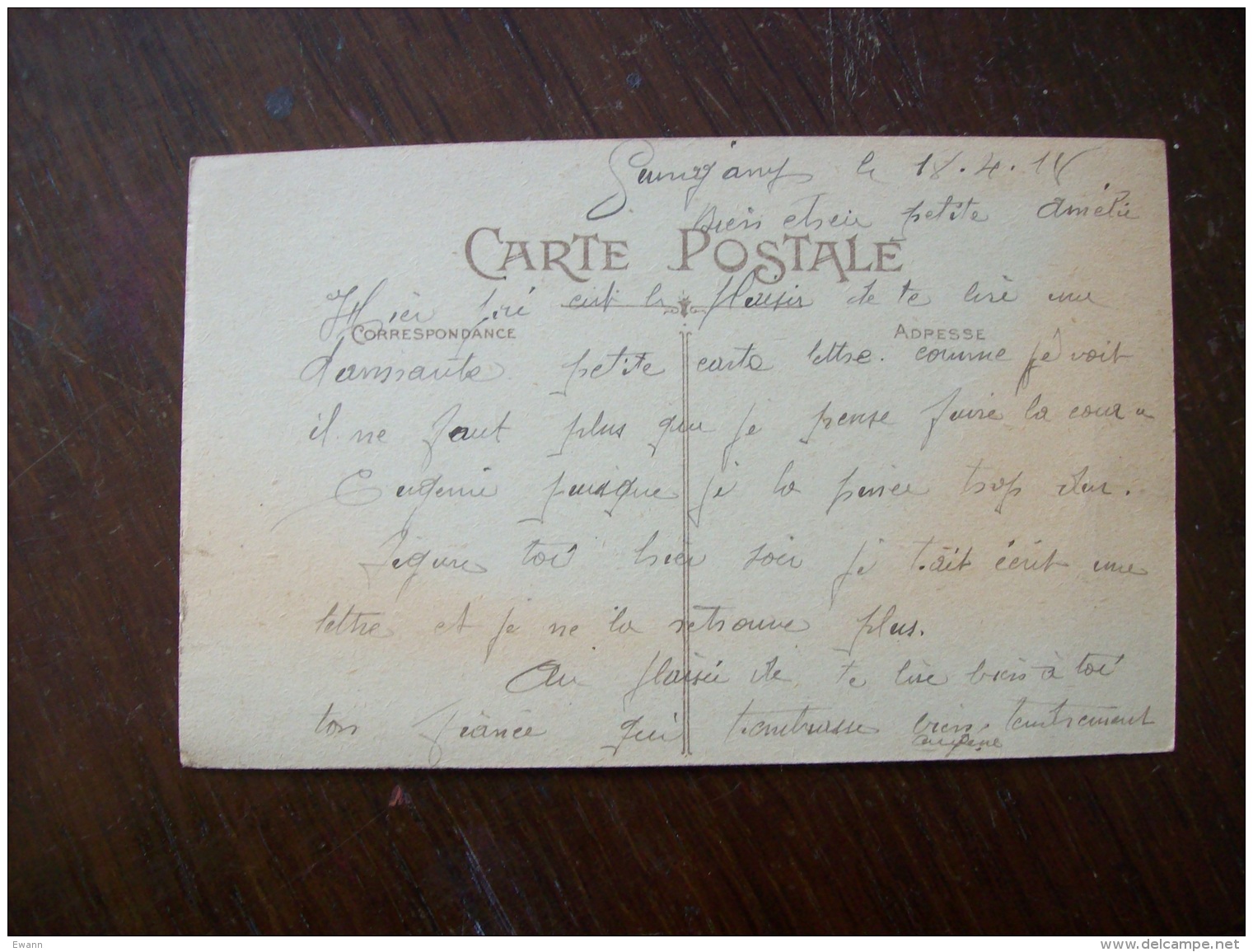 Carte Postale Ancienne Humoristique, Illustrée Par Griff (charcutier, Femme...) - Griff